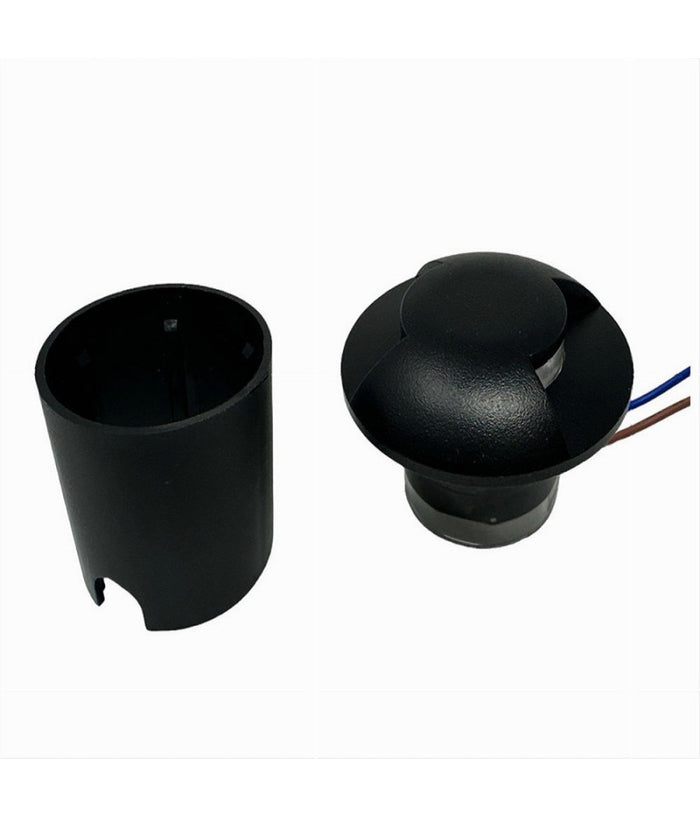 Faretto Calpestabile Led 1w 2 Fasci Luce Lampada Segnapassi Per Esterno Ip67 322         