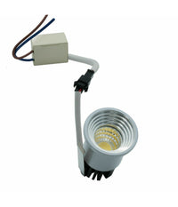 Faretto Cob Incasso 3 W Mini Punto Luce Bordo Bianco Luce Calda Fredda Naturale         