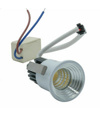 Faretto Cob Incasso 3 W Mini Punto Luce Bordo Bianco Luce Calda Fredda Naturale  -bianco Caldo      -