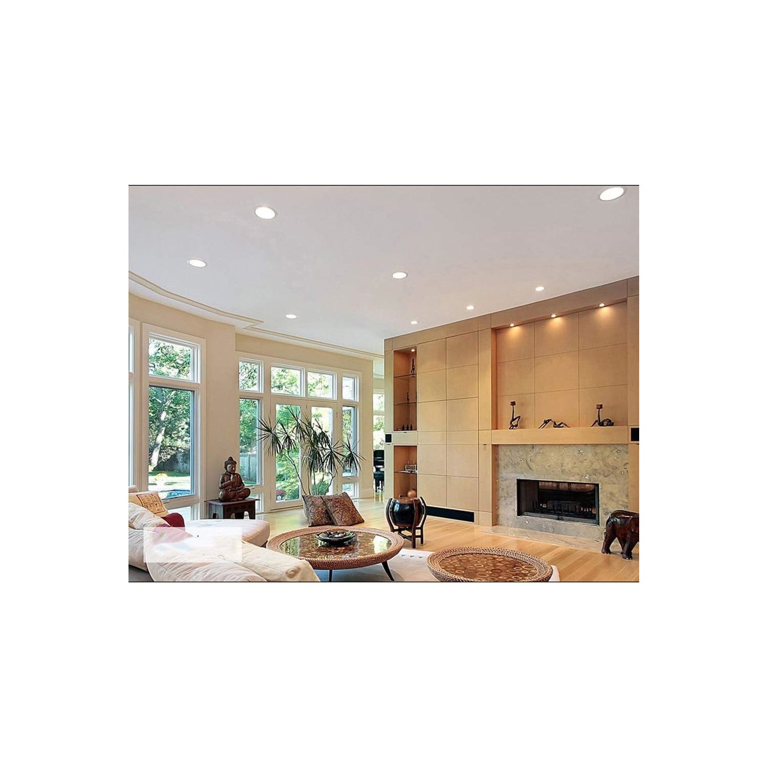 Trade Shop - Faretto Da Incasso Led Cob 35w Luce 3000k-6500k Bianco Illuminazione Interni 00427         