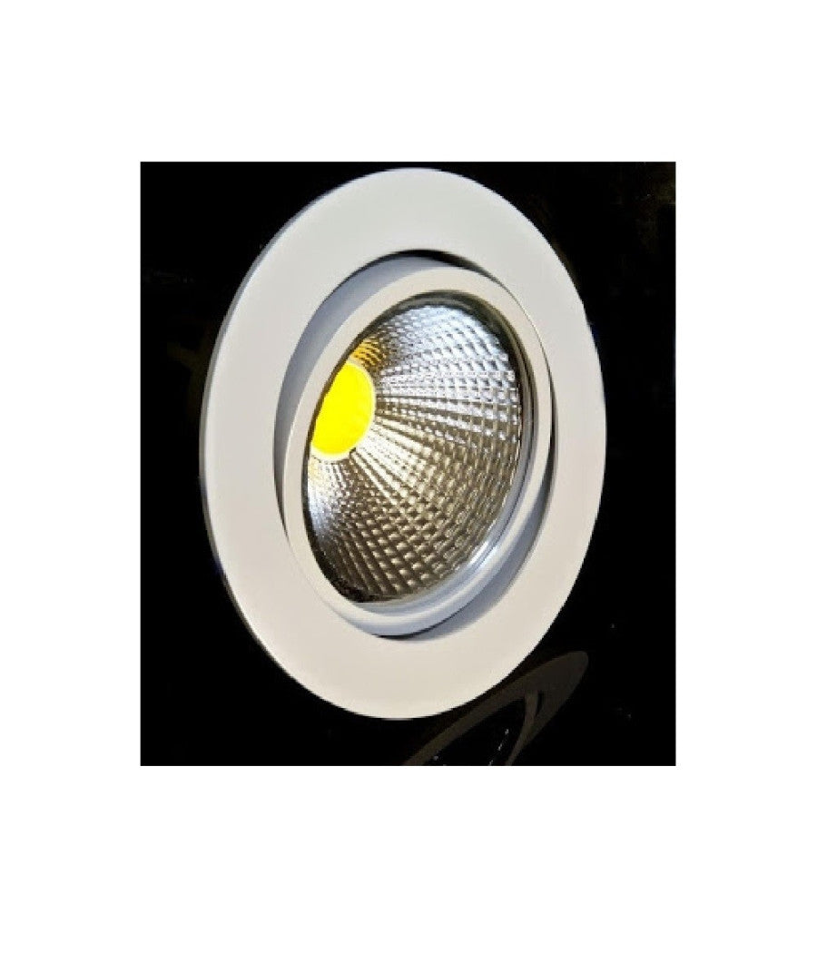 Faretto Da Incasso Led Cob Epistar 3w Riflettore Bianco Freddo E Bianco Caldo  -bianco Caldo      -