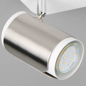 LÚZETE - FARETTO DA PARETE/SOFFITTO GU10 METALLO NICKEL OPACO GIADA