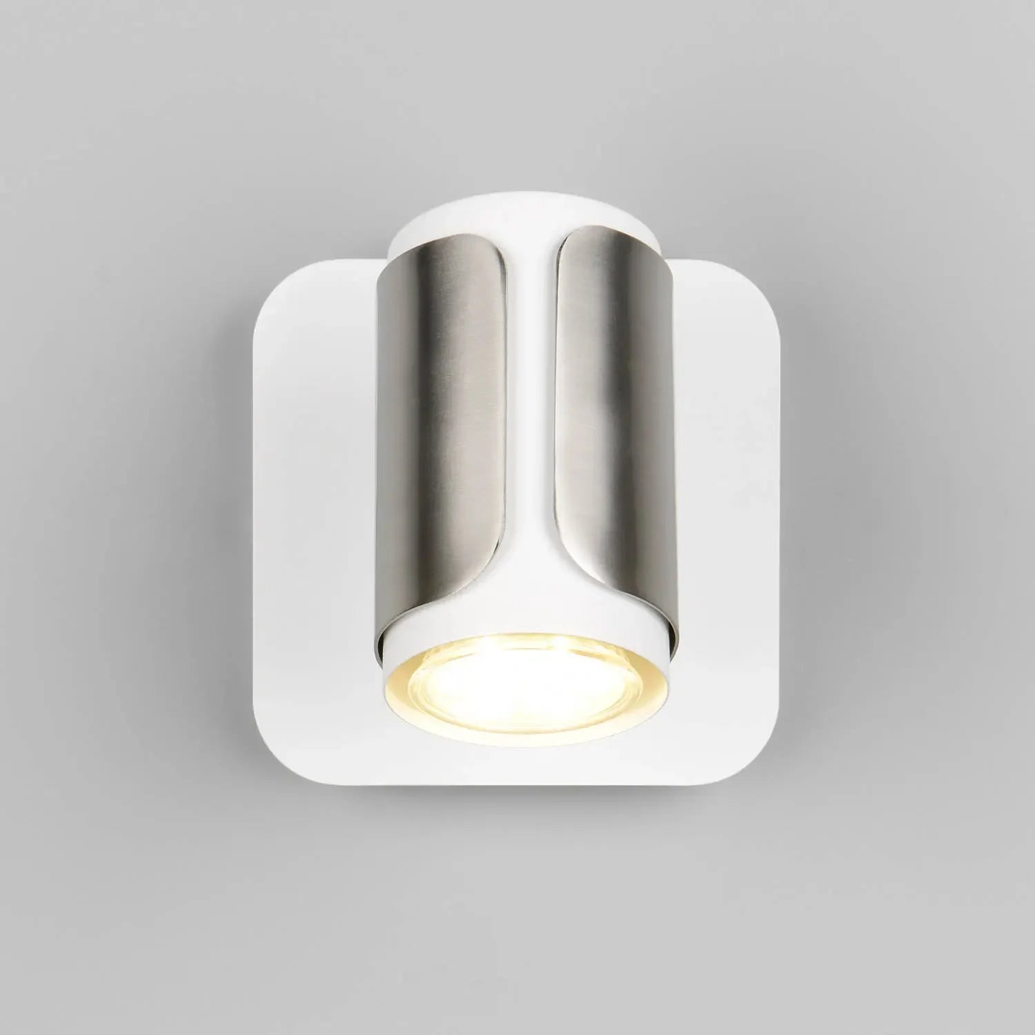 LÚZETE - FARETTO DA PARETE/SOFFITTO GU10 METALLO NICKEL OPACO GIADA