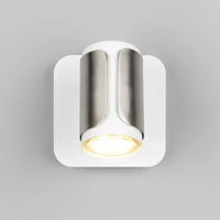 LÚZETE - FARETTO DA PARETE/SOFFITTO GU10 METALLO NICKEL OPACO GIADA