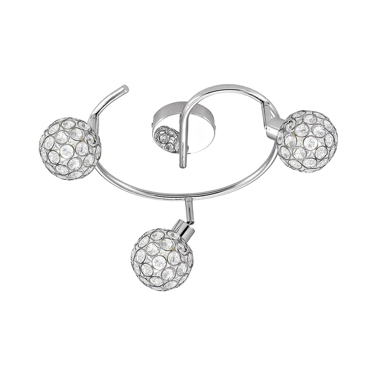 LÚZETE - FARETTO DA SOFFITTO 3L ATOM G9 CROMO