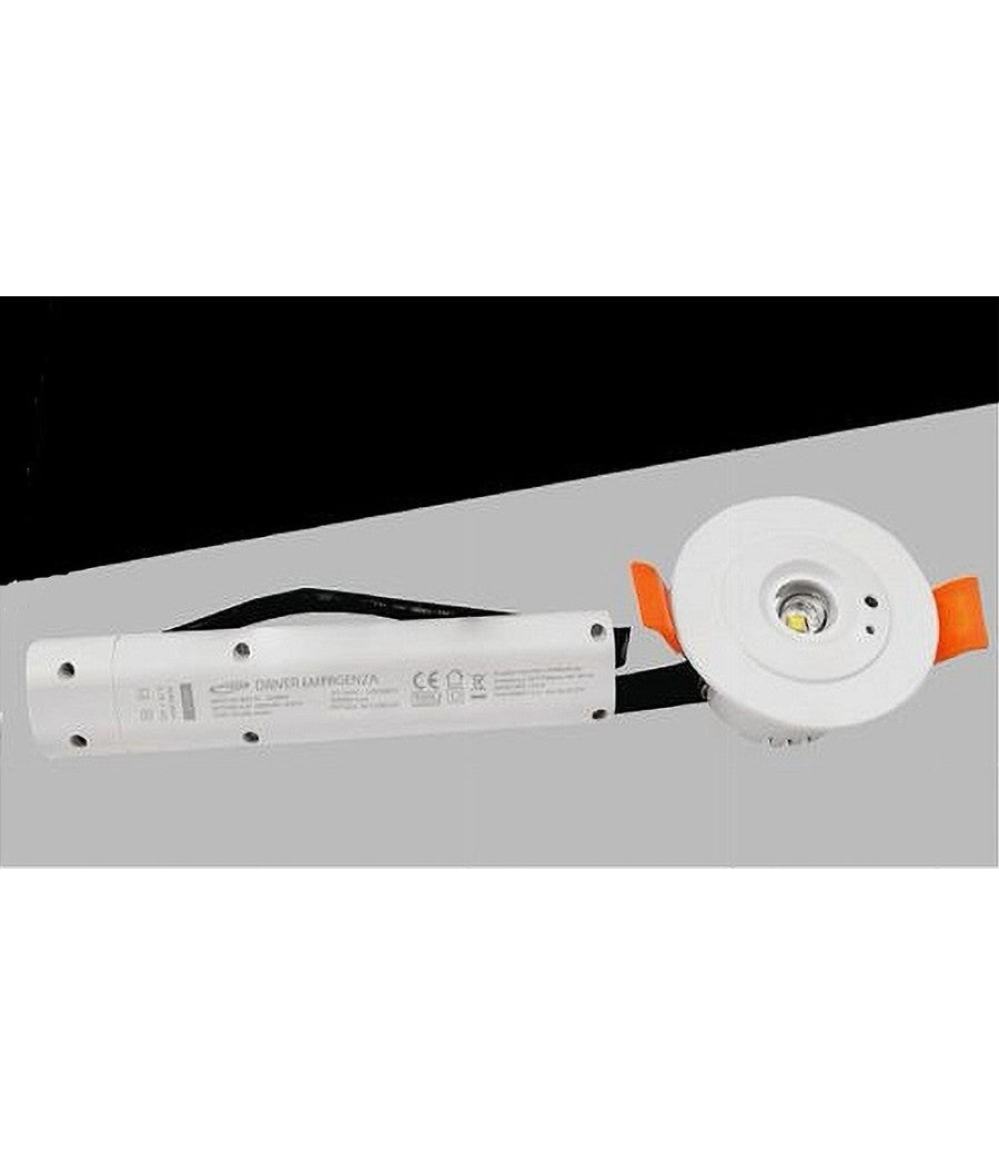 Faretto Emergenza Incasso 3w 1 Led Cob Anti Blackout Luce Fredda 6500k Na05-sl-1         