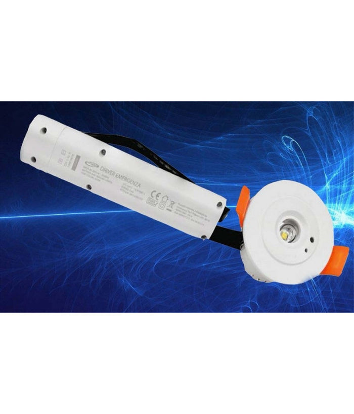 Faretto Emergenza Incasso 3w 1 Led Cob Anti Blackout Luce Fredda 6500k Na05-sl-1         