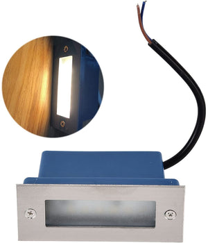 Faretto Faro 3 Led Segnapassi A Incasso Calpestabile Interno Esterno 2w         