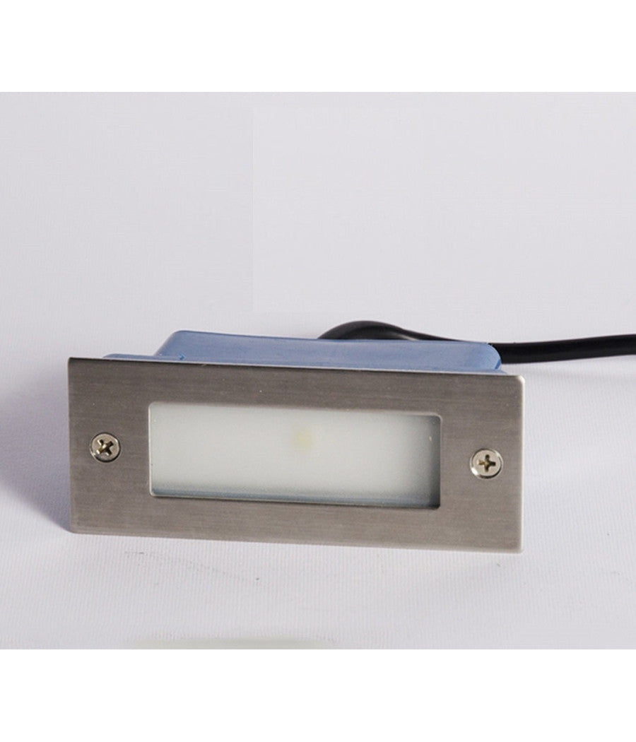 Faretto Faro 3 Led Segnapassi A Incasso Calpestabile Interno Esterno 2w         