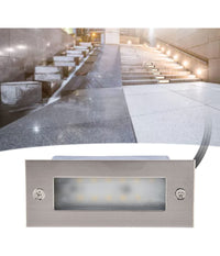 Faretto Faro 3 Led Segnapassi A Incasso Calpestabile Interno Esterno 2w         