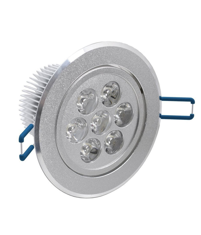 Faretto Faro A Led 3w 5w 7w 9w 12w 15w 18w A Incasso Con Molla Luce Calda Fredda         
