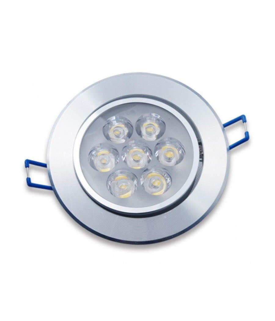 Faretto Faro A Led 3w 5w 7w 9w 12w 15w 18w A Incasso Con Molla Luce Calda Fredda         