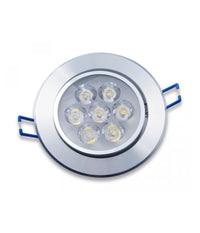 Faretto Faro A Led 3w 5w 7w 9w 12w 15w 18w A Incasso Con Molla Luce Calda Fredda         