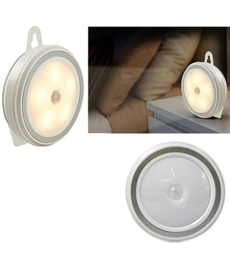 Faretto Faro A Led Con Sensore Movimento Armadio Auto Camper 6000 - 7200k         