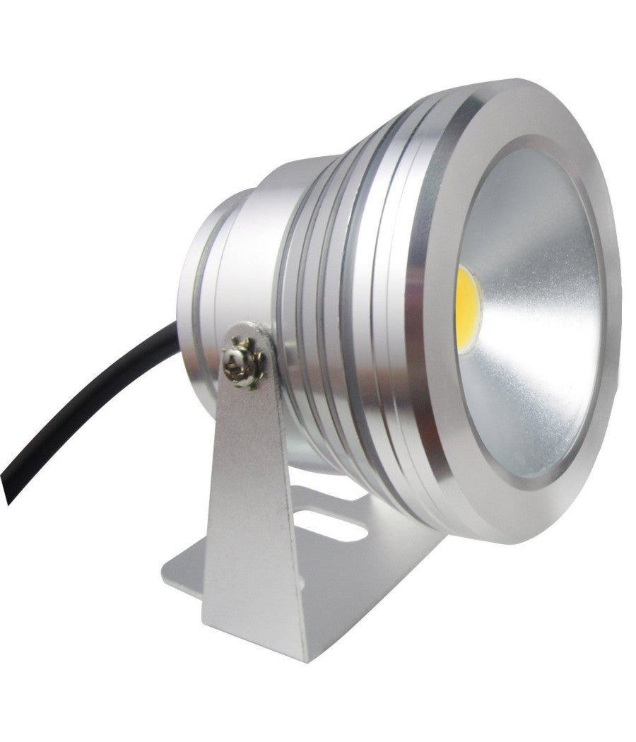Faretto Faro Cob A Led Bianco Freddo 10w 12v Per Esterno Ip65 Impermeabile         