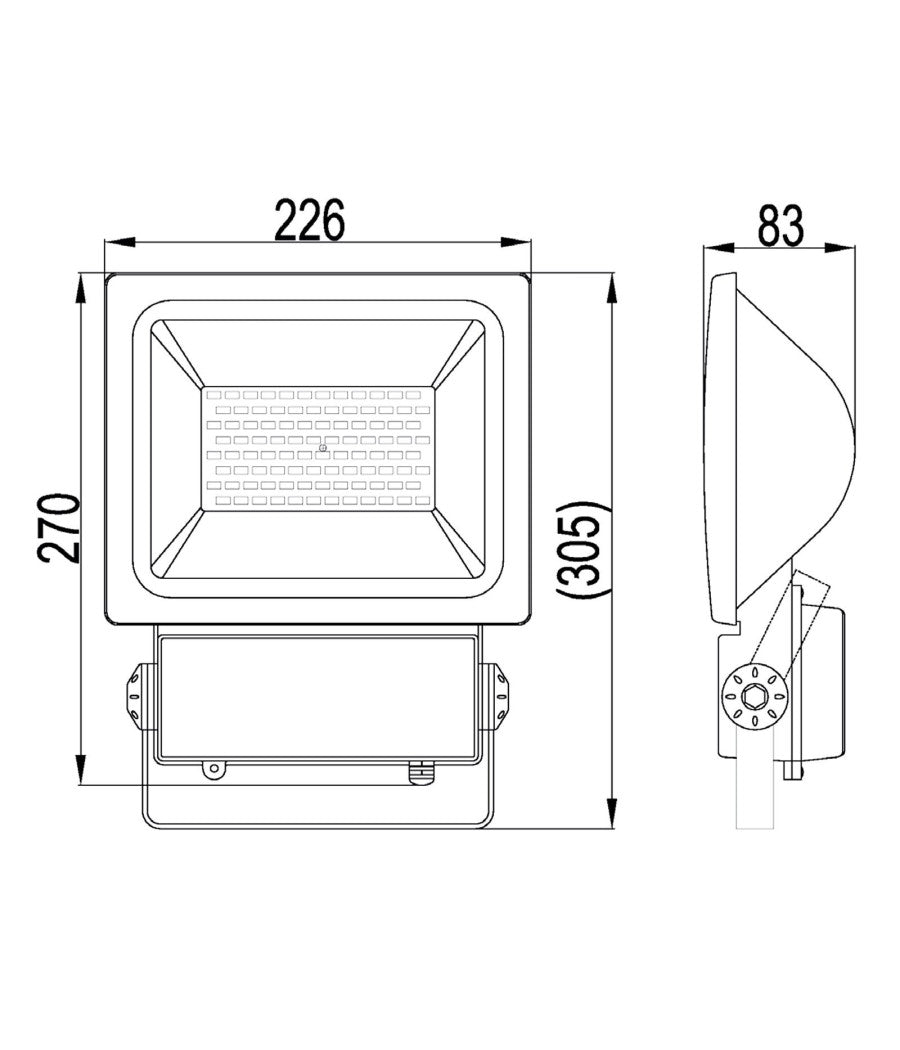 Faretto Faro Led Gh1 50 Watt 4400 Lumen Per Esterno Luce Bianca Fredda         
