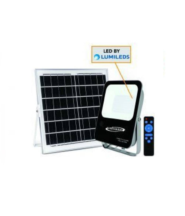 Faretto Faro Led Solare 100 Watt Con Telecomando Ip65 Luce Fredda 6500k Fso-100w         