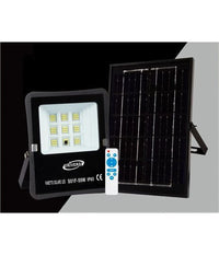 Faretto Faro Led Solare 50 W Telecomando Ip65 Luce Bianca Fredda 6500k S01f-50w         
