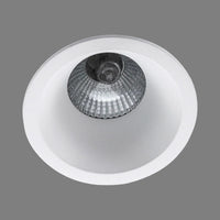 LÚZETE - FARETTO INCASSATO ROTONDO EXTRA PROFONDO 3,5 CM IN ALLUMINIO BIANCO