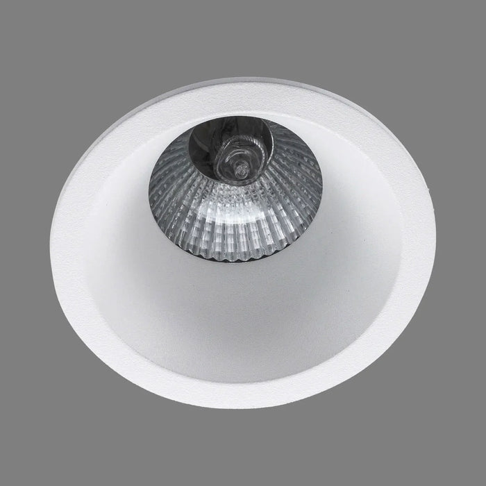 LÚZETE - FARETTO INCASSATO ROTONDO EXTRA PROFONDO 3,5 CM IN ALLUMINIO BIANCO