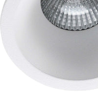 LÚZETE - FARETTO INCASSATO ROTONDO EXTRA PROFONDO 3,5 CM IN ALLUMINIO BIANCO