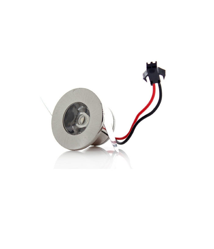 Faretto Incasso 1 Led 1w Spot Mini Luce Bianco Freddo Punto Luce + Driver  Bianco-bianco Freddo      -