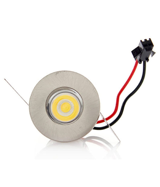 Faretto Incasso 1 Led 1w Spot Mini Luce Bianco Freddo Punto Luce + Driver  Bianco-bianco Caldo      -