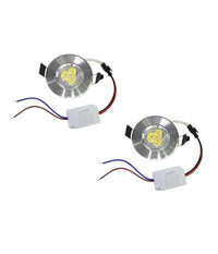 Faretto Incasso 3w Orientabile Luce Fredda Calda Naturale P-55  -bianco Freddo      -