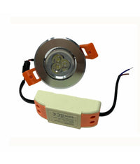 Faretto Incasso 3w Orientabile Luce Fredda Calda Naturale P-55         