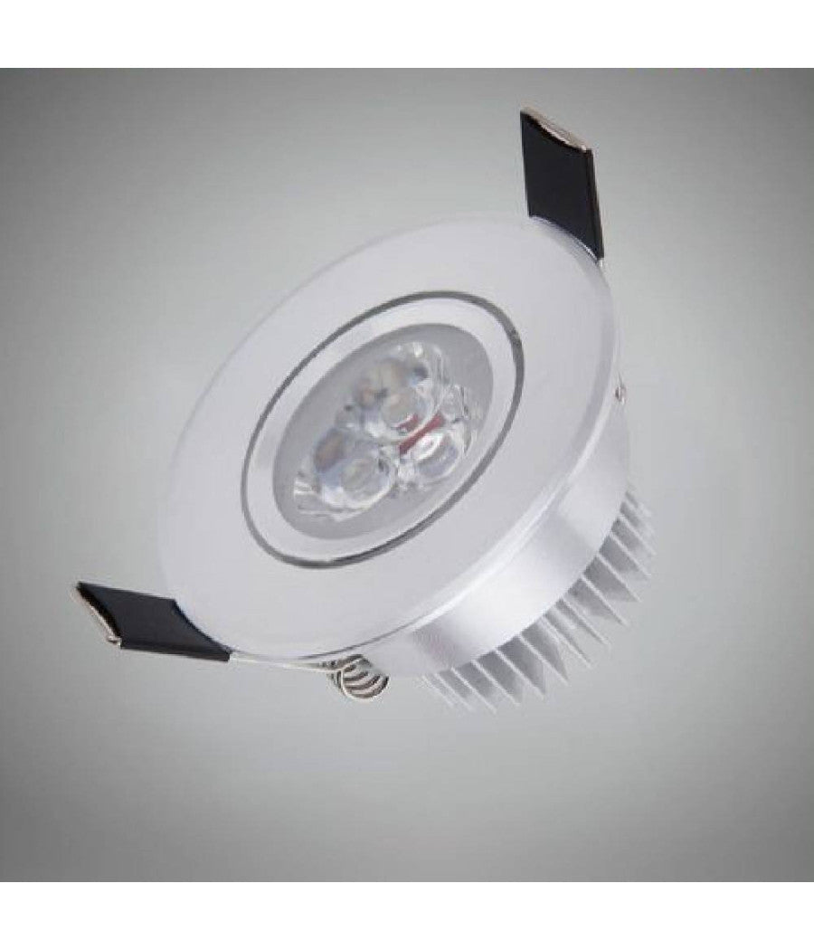 Faretto Incasso 3w Orientabile Luce Fredda Calda Naturale P-55  -bianco Freddo      -