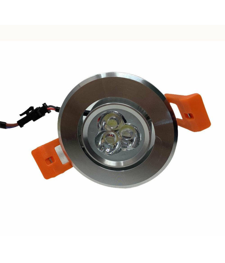 Faretto Incasso 3w Orientabile Luce Fredda Calda Naturale P-55         