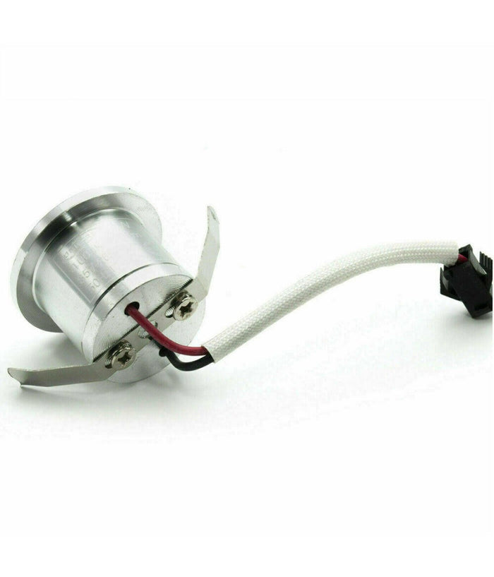 Faretto Incasso Led 1 Watt Mini Spot Luce Fredda Calda Naturale Blu Verde Rossa  -bianco Caldo      -