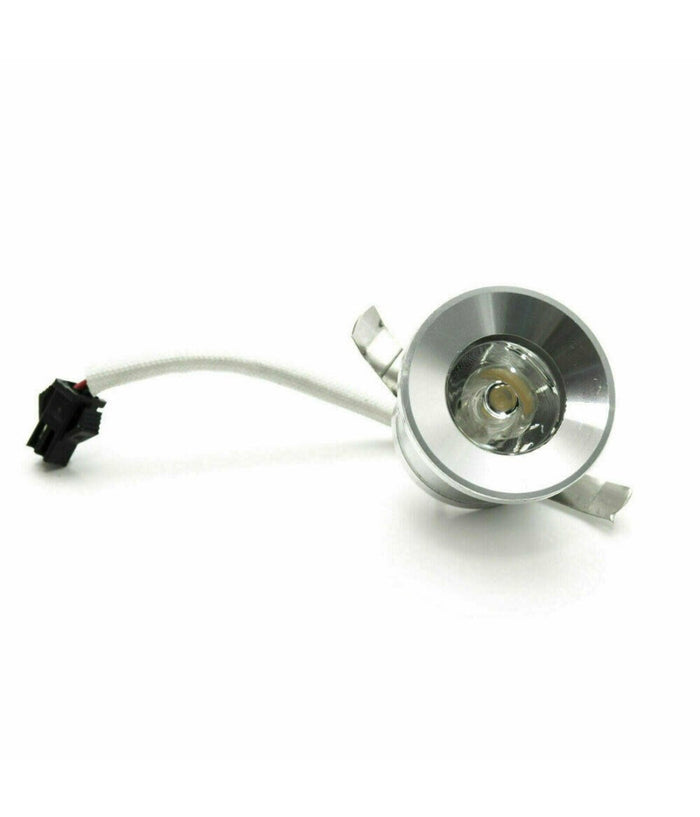 Faretto Incasso Led 1 Watt Mini Spot Luce Fredda Calda Naturale Blu Verde Rossa  -blu      -