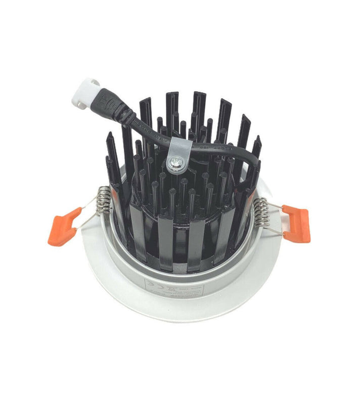 Faretto Incasso Led Cob 12 W Per Controsoffitta Luce Fredda Calda Naturale  -bianco Freddo      -