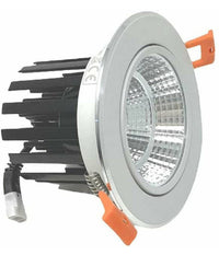 Faretto Incasso Led Cob 20 W Luce Fredda 6500k Calda 3000k Naturale 4000k P-120  -bianco Freddo      -