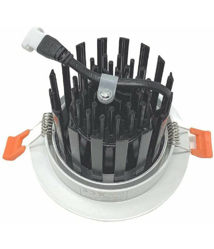 Faretto Incasso Led Cob 20 W Luce Fredda 6500k Calda 3000k Naturale 4000k P-120         