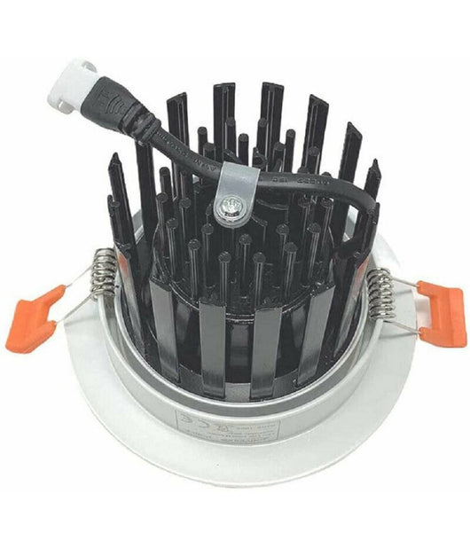 Faretto Incasso Led Cob 20 W Luce Fredda 6500k Calda 3000k Naturale 4000k P-120  -bianco Freddo      -