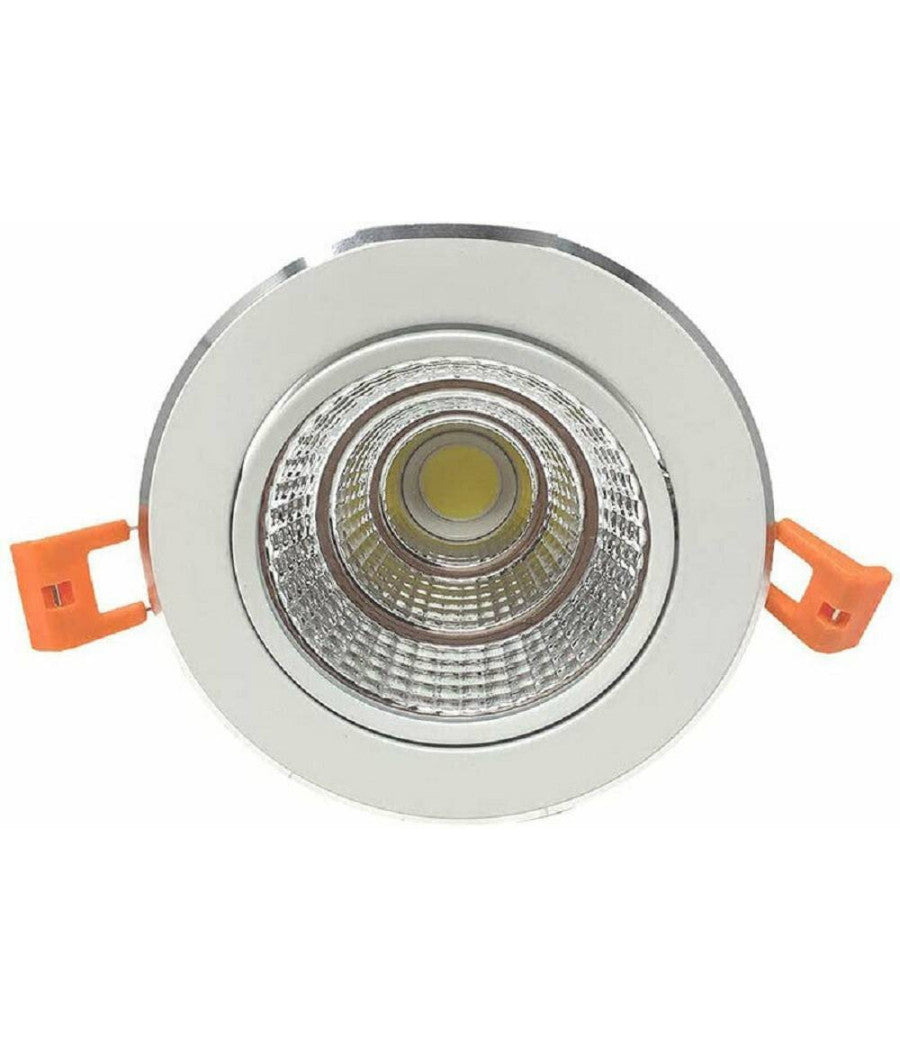 Faretto Incasso Led Cob 20 W Luce Fredda 6500k Calda 3000k Naturale 4000k P-120  -bianco Caldo      -