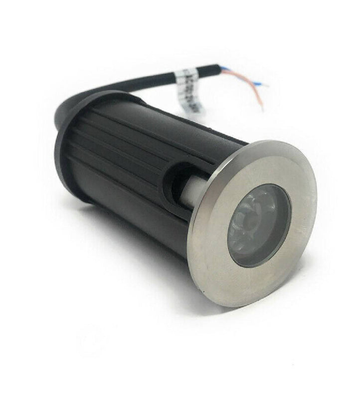 Faretto Incasso Segnapasso 12v 1 Watt Luce 6500k 3000k 4000k Verde Blu Ip68 Es41         