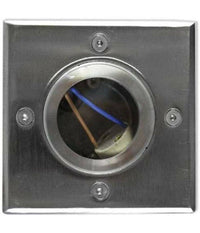 Faretto Incasso Segnapasso Quadrato Luce Gu10 Calpestabile Esterno Giardino Es13         