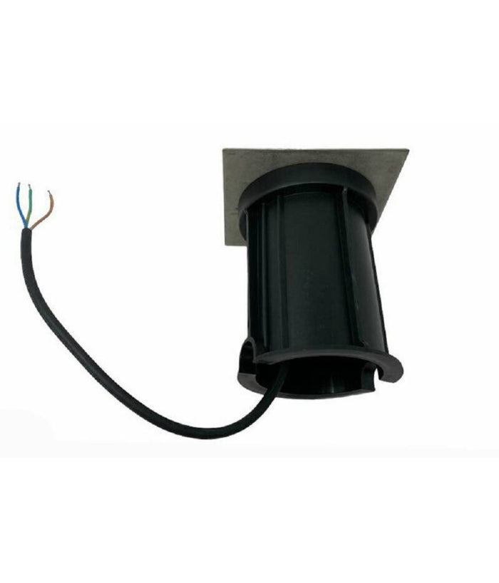 Faretto Incasso Segnapasso Quadrato Luce Gu10 Calpestabile Esterno Giardino Es13         