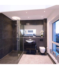 Faretto Incasso Tondo Slim Luce Soffitto Box Doccia Led 8w Orientabile Dimmerabile         