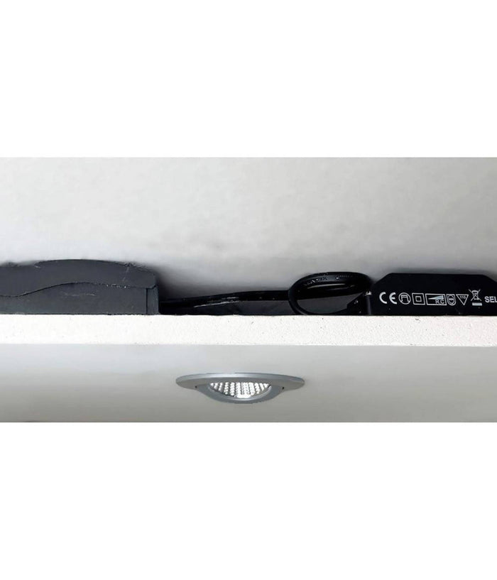 Faretto Incasso Tondo Slim Luce Soffitto Box Doccia Led 8w Orientabile Dimmerabile         