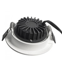 Faretto Incasso Tondo Slim Luce Soffitto Box Doccia Led 8w Orientabile Dimmerabile         