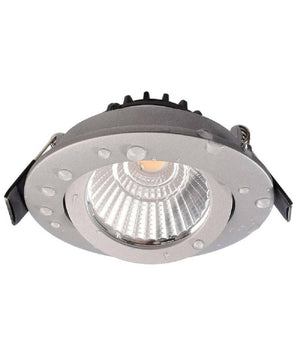 Faretto Incasso Tondo Slim Luce Soffitto Box Doccia Led 8w Orientabile Dimmerabile         