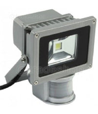 Faretto Lampada Esterna Faro Led 10w Con Sensore Di Movimento Pir 9 Led 600lm         