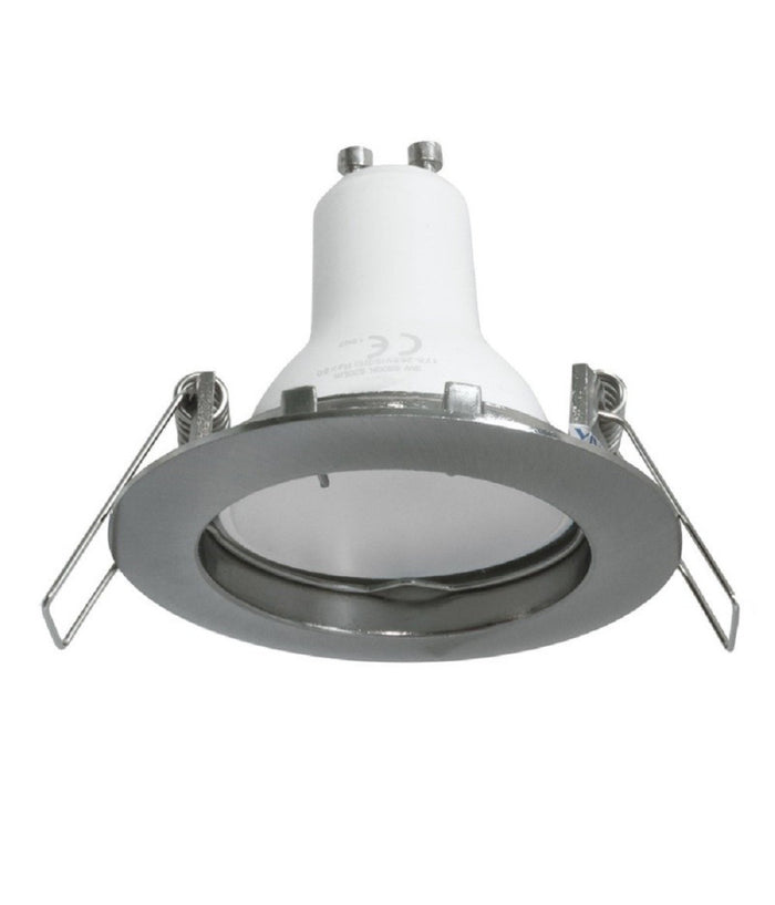 Faretto Lampada Led 8 W Luce 3000k 4000k 6000k Incasso Tondo Gu10 Foro 6 Cm 220v         