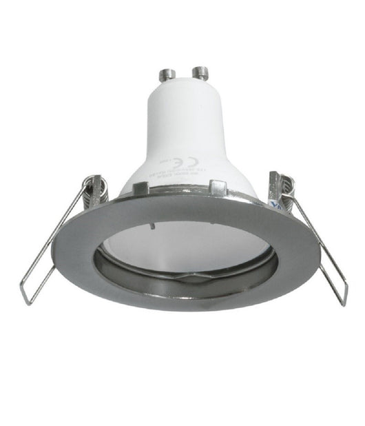 Faretto Lampada Led 8 W Luce 3000k 4000k 6000k Incasso Tondo Gu10 Foro 6 Cm 220v  Silver-bianco Naturale      -