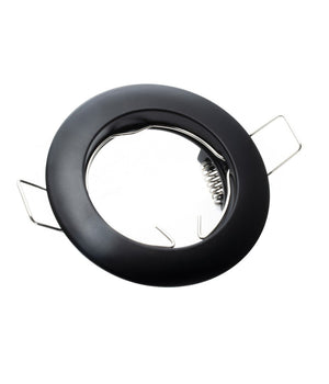 Faretto Lampada Led 8 W Luce 3000k 4000k 6000k Incasso Tondo Gu10 Foro 6 Cm 220v  Nero-bianco Freddo      -