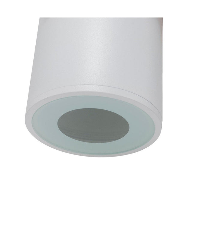 Faretto Lampada Soffitto Attacco Gu10 Plafoniera Tonda Esterno Led Impermeabile  Bianco       